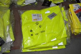 10 pairs of Hi-Viz yellow trousers size 4XL
New & unused