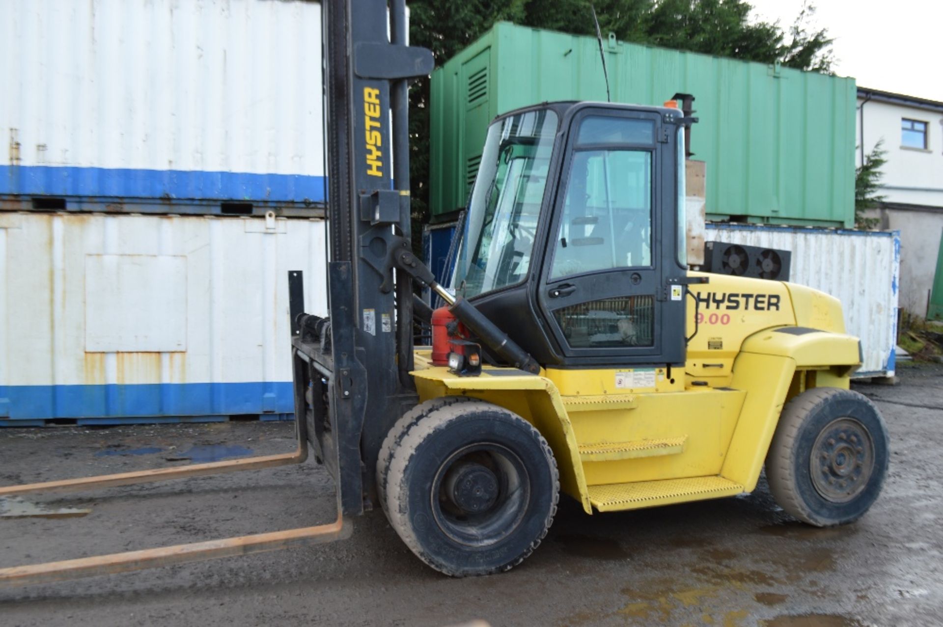 2003 Hyster 9.00 tonne counter balance fork lift - Image 7 of 15