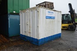 10 ft x 8 ft shipping container
BB177