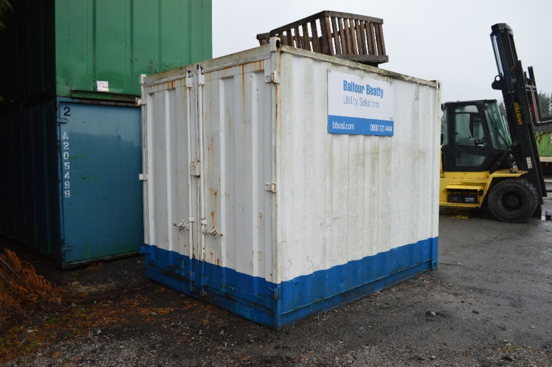 10 ft x 8 ft shipping container
BB177