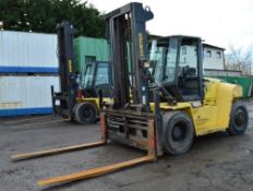 2008 Hyster 10.00 tonne counter balance fork lift