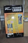 Pro User 3.75m telescopic aluminium ladder
New & unused