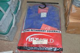 2 pairs of blue flame retardant overalls size small
New & unused
