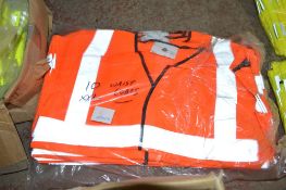 10 - Hi-Viz orange waistcoats size XXL
New & unused