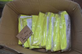 10 pairs of Hi-Viz yellow trousers size 100T
New & unused