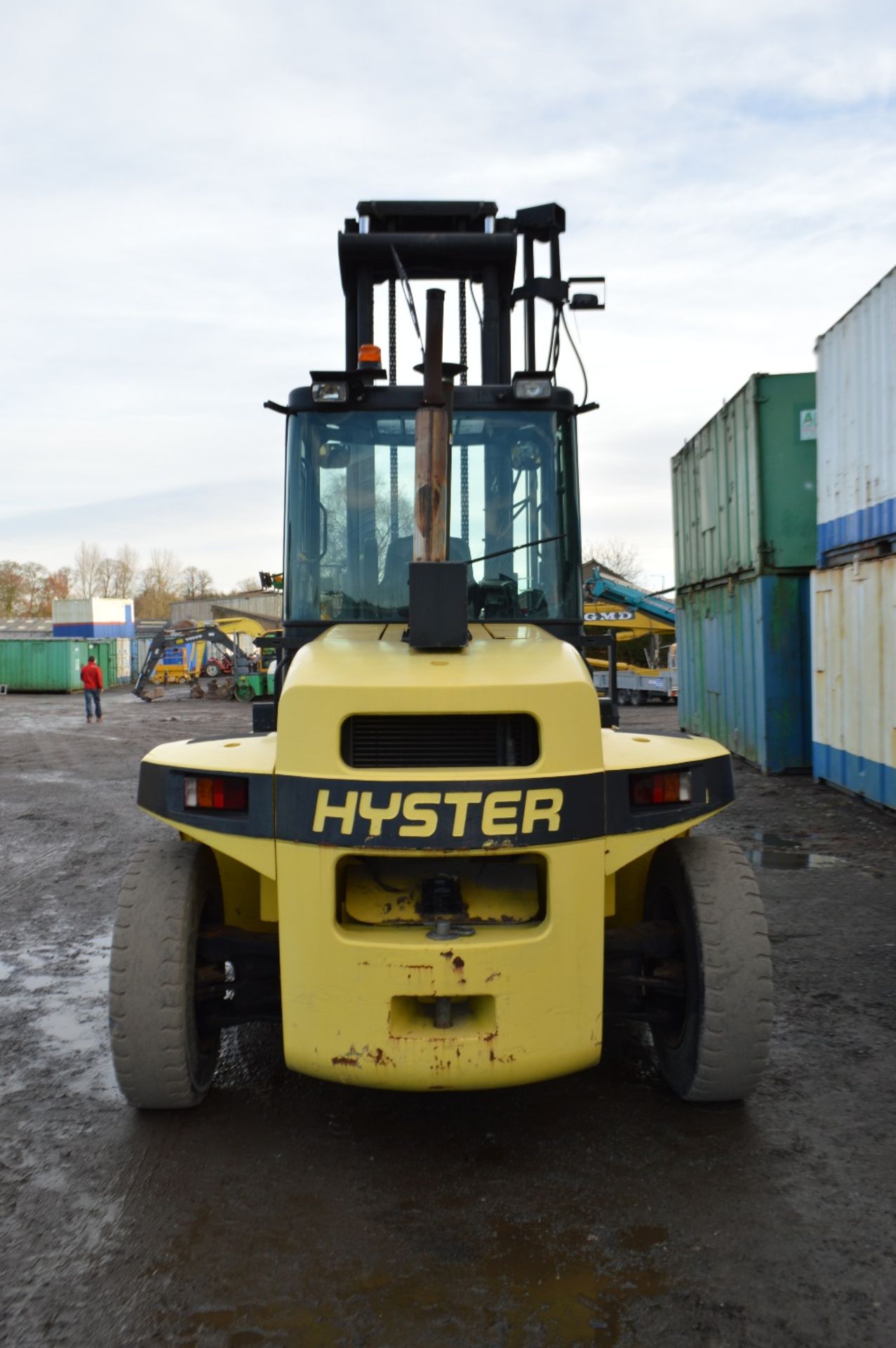 2003 Hyster 9.00 tonne counter balance fork lift - Image 6 of 15