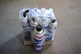 12 - Unipart 600ml aerosol de-icer cans
New & unused