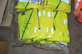 10 - Hi-Viz yellow waistcoats size 3XL
New & unused