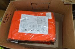 8 pairs of Hi-Viz orange trousers size 88T
New & unused