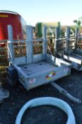 Single axle traffic light trailer