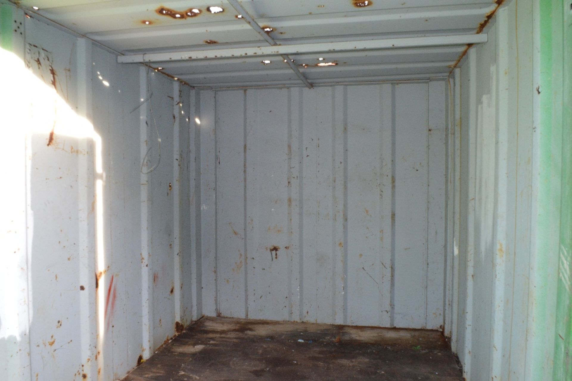 10 ft x 8 ft steel store
*no keys & holes in the roof* - Image 3 of 5