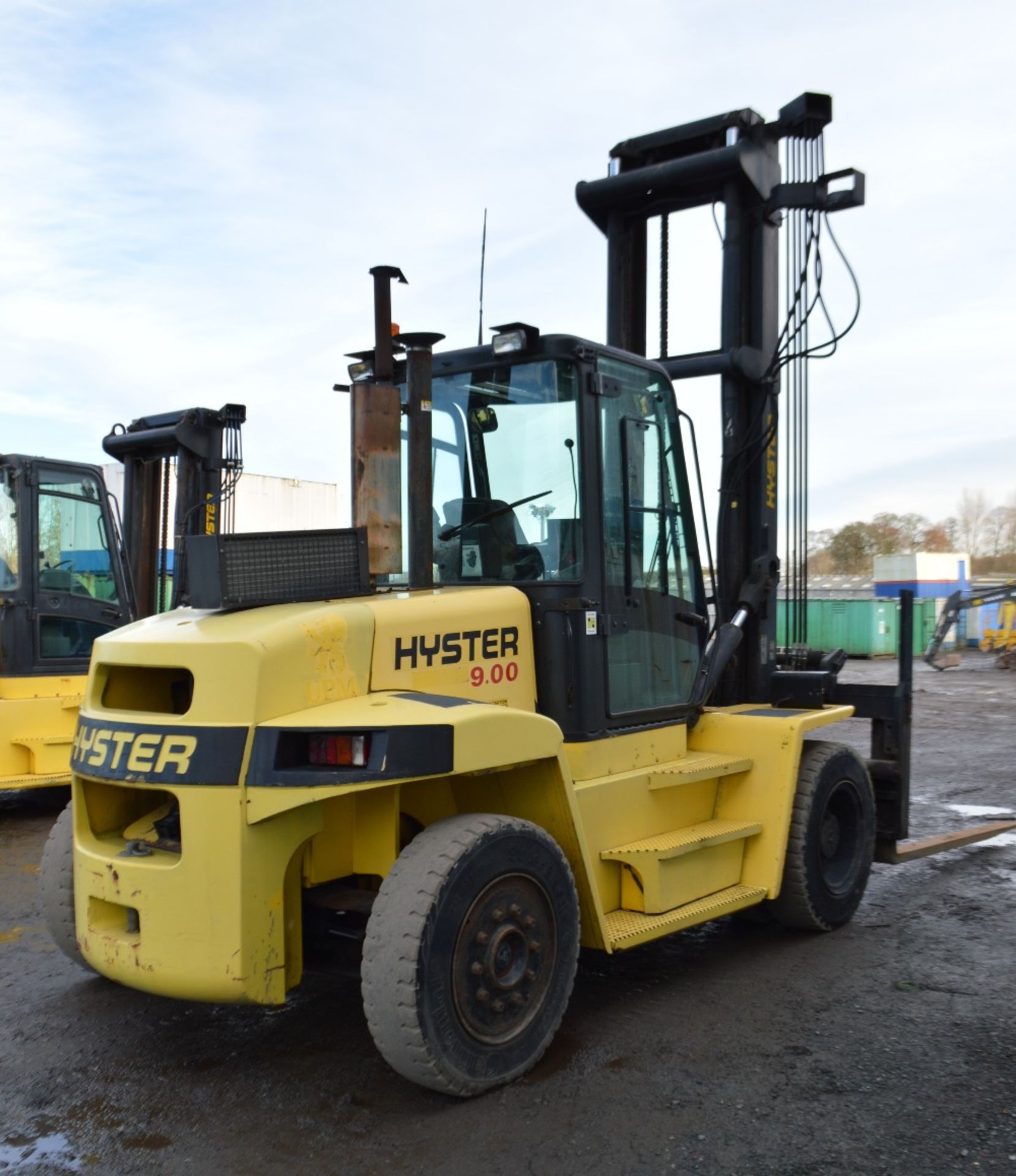 2003 Hyster 9.00 tonne counter balance fork lift - Image 3 of 15
