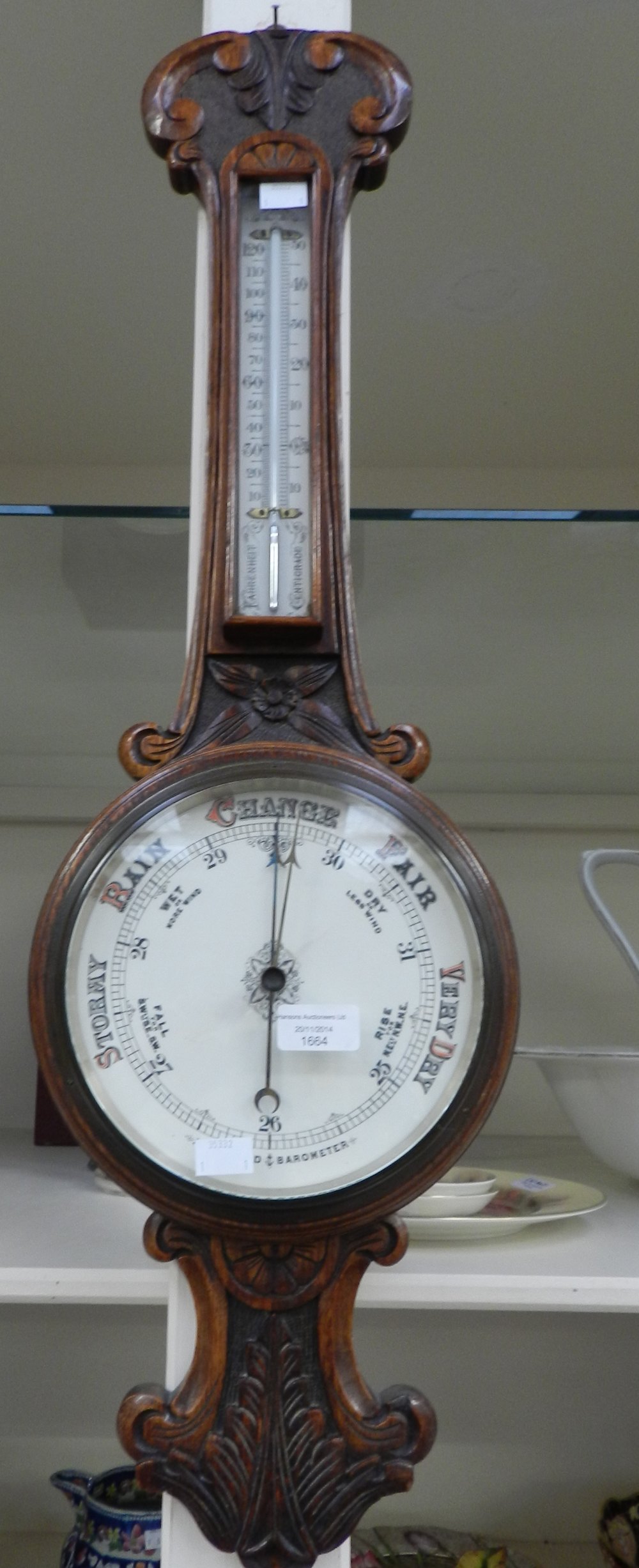 A circa 1910 barometer
