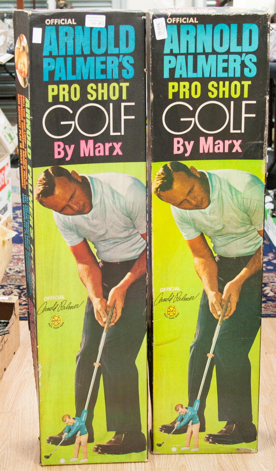 Two Arnold Palmer's pro shot golf by Marx