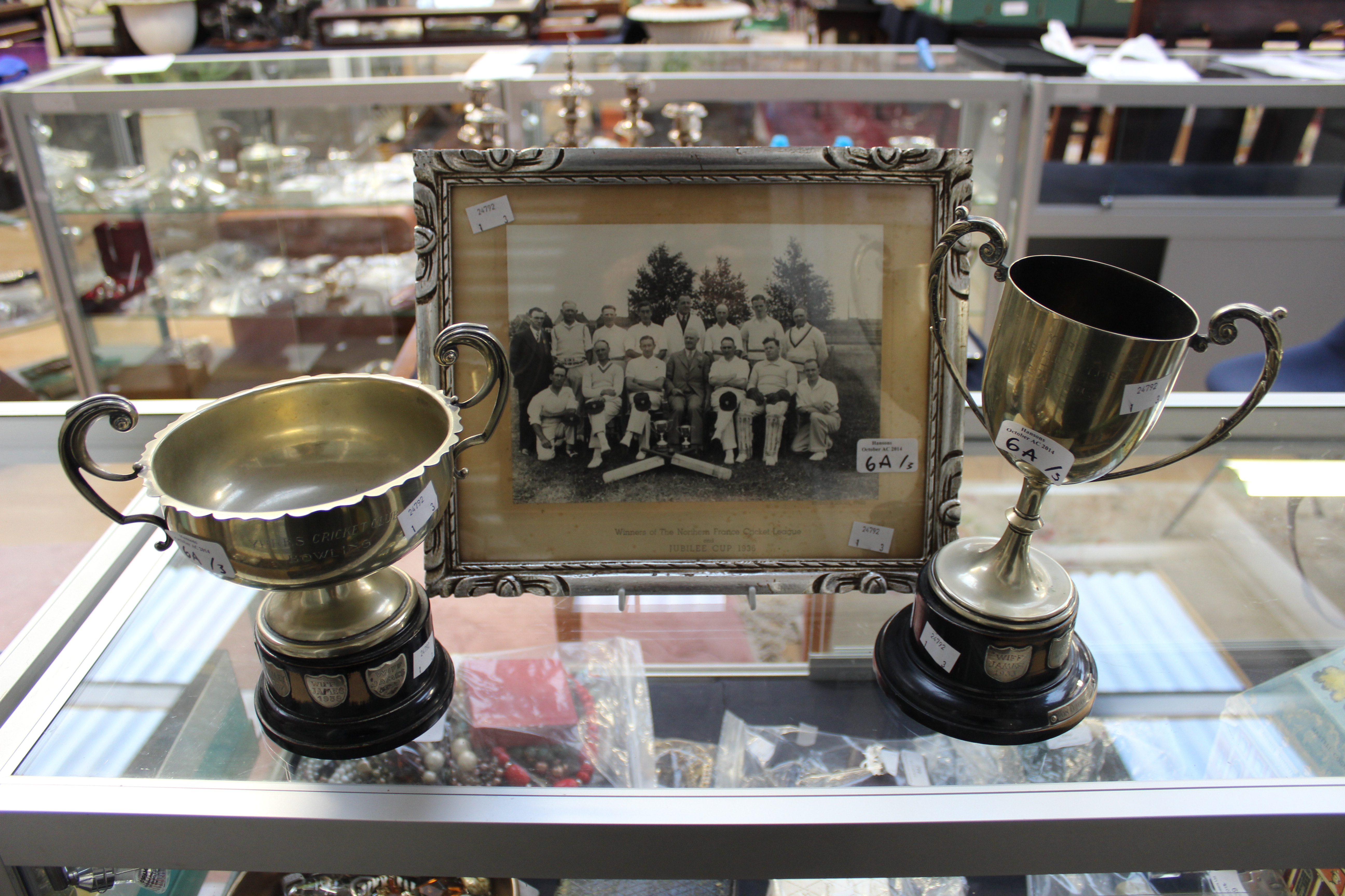 Items of sporting interest, Ypres Cricket Club and Northern France Cricket League, two Ypres Cricket