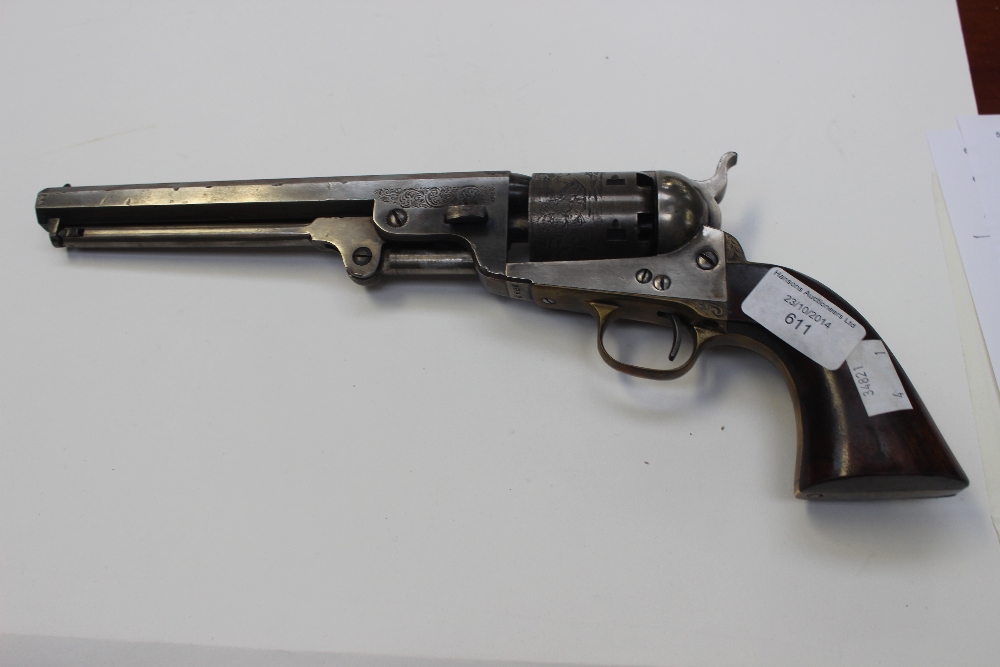 Samuel Colt revolver serial number 6606