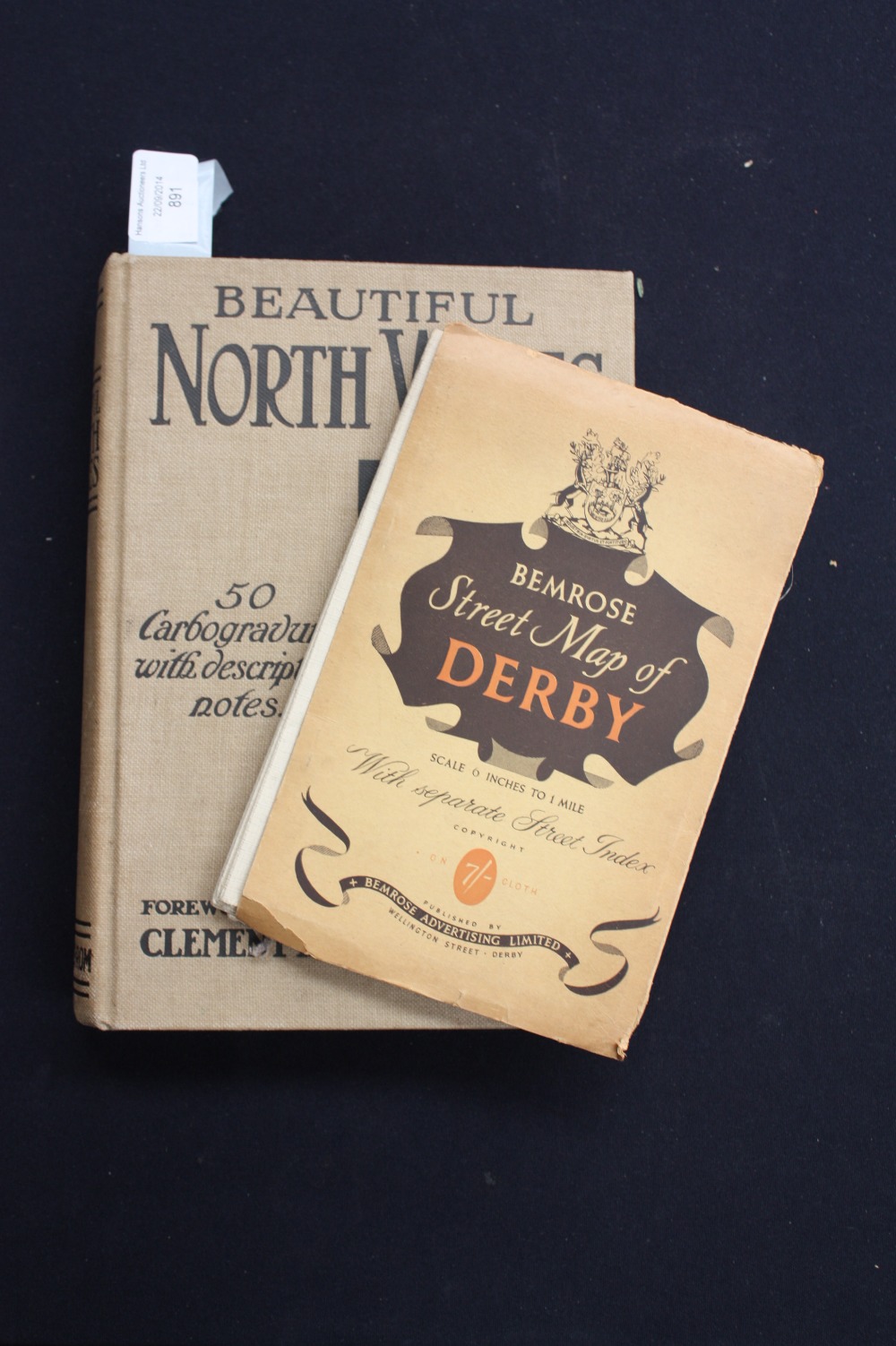 'Beautiful North Wales' fifty carbogravures with descriptive notes, forward by Clement K Shorter,