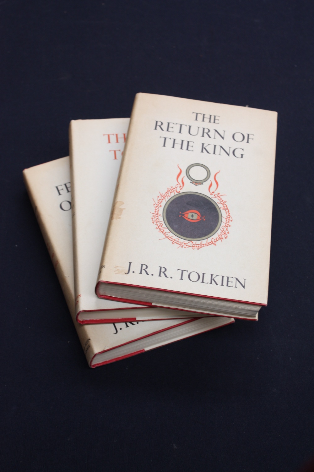 J.R.R. Tolkien Lord of the Rings Trilogy, Fellowship of the Ring 14th Impression 1965, Return of the