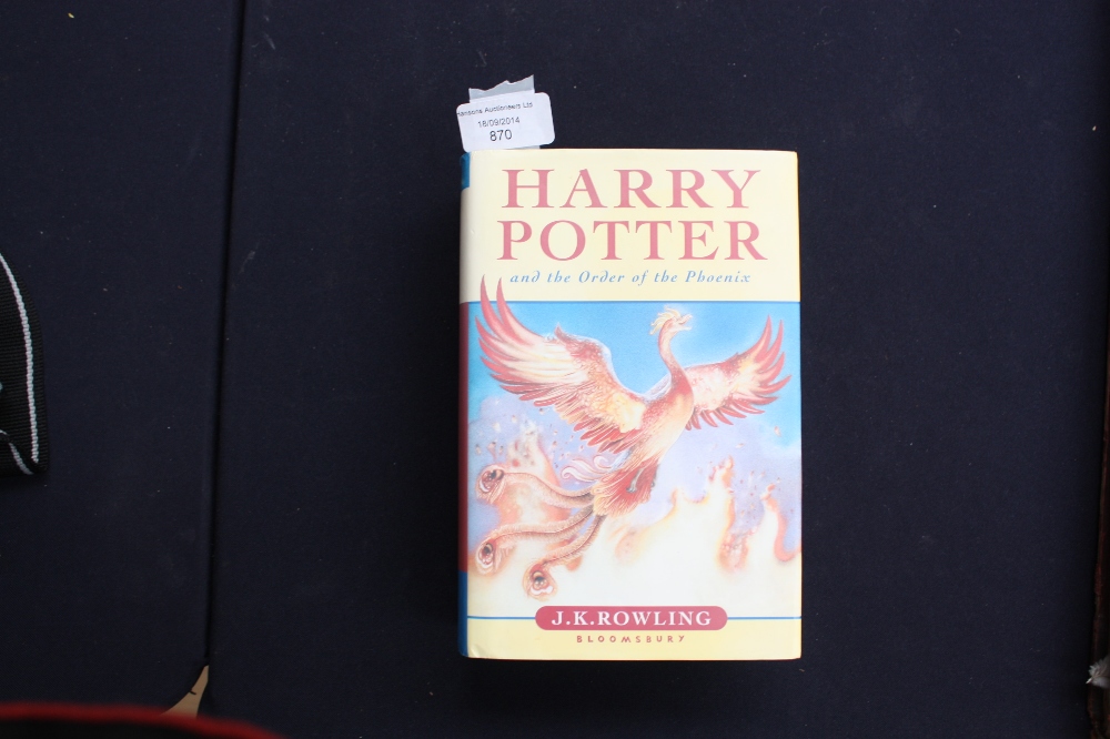 A first edition of 'Harry Potter and the Order of the Phoenix' has an error on page seven, it should