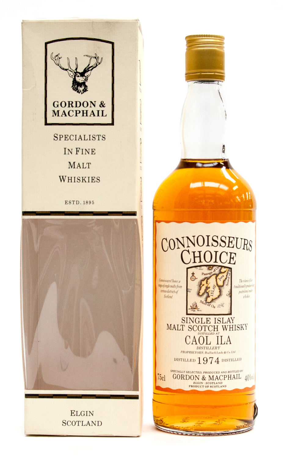 Gordon & MacPheil, Conoisseurs Choice, Distilled Caol Ila 1974, 75cl, 40%