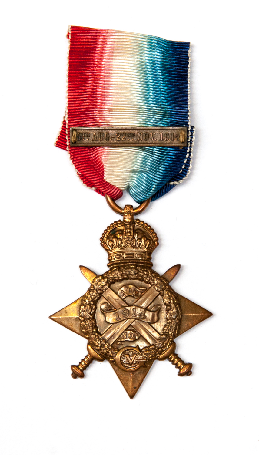 World War One medal 1914 Star with 'Mons' 5th Aug - 22nd Nov clasp to 66219 DVR.W.TULIP.RFA