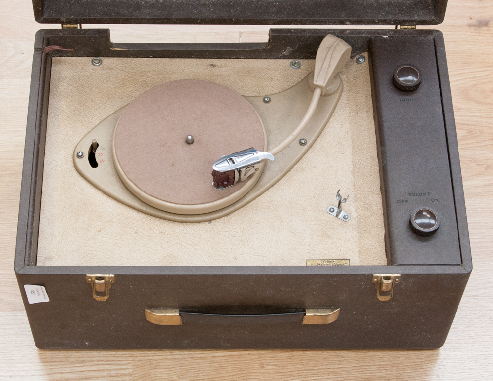 His Masters Voice gramophone, 1960s