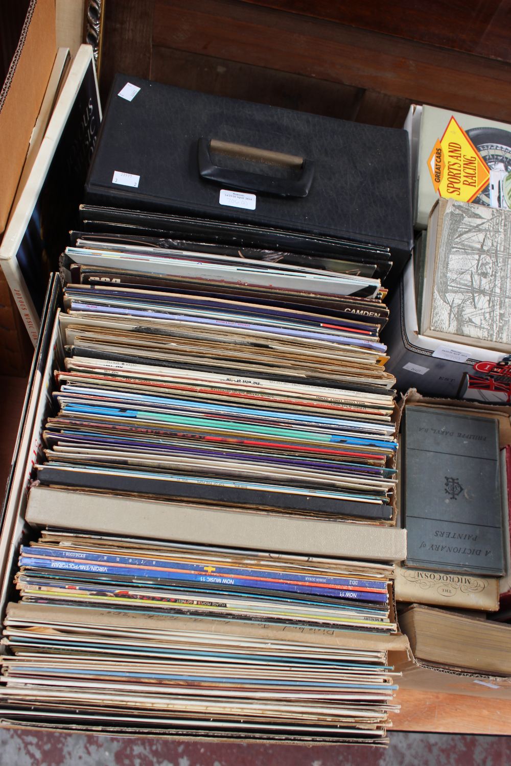 Two boxes of LPs including stereo Classical LPs and John Mayall original LP