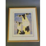 Mackenzie Thorpe, Daisys, lithograph, 13/750, signed titled and numbered lower edge, 46 x 37cm.