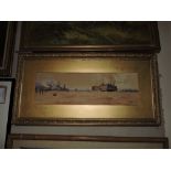 Thomas Bush Hardy (1842 - 1897) T S Wellesley, North Shields, watercolour, signed lower right, 22