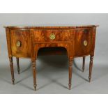 A George IV mahogany break front sideboa