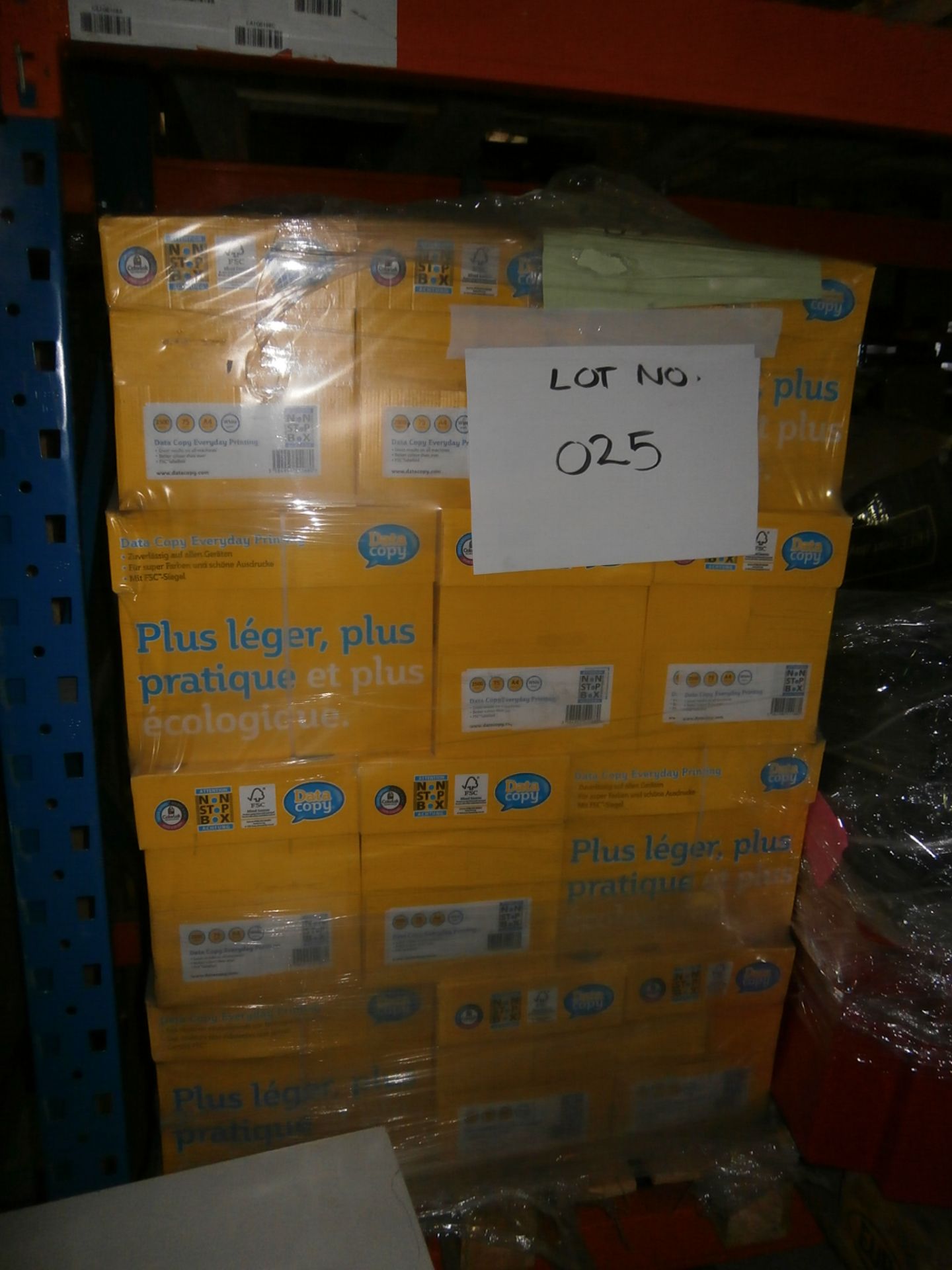 1 x Pallet of Datacopy 75gsm Printing Paper (Approximately 24 Boxes of 2500 Sheets) RRP £1200+ (S)