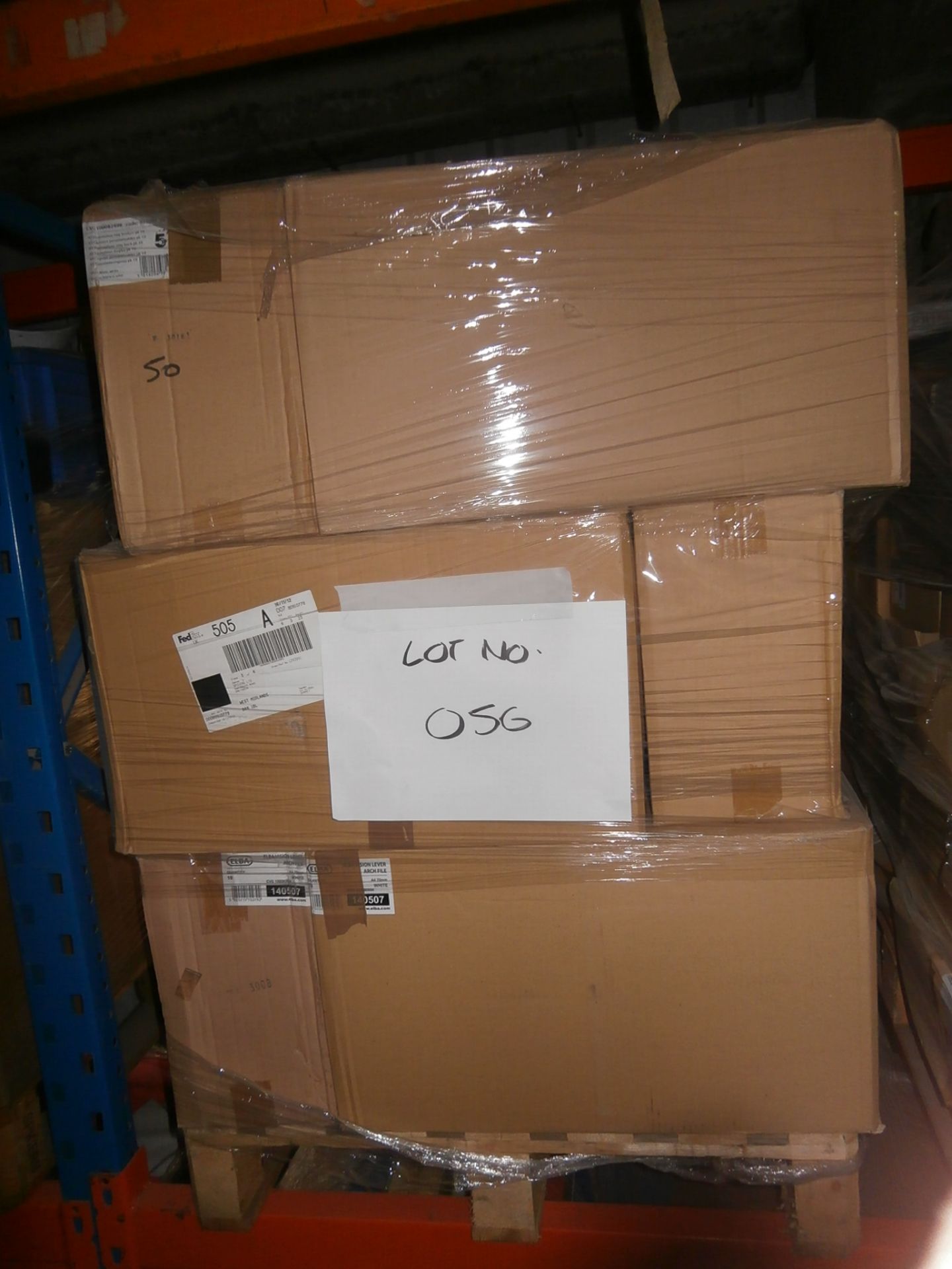 1 x Pallet of Various 5 Star and Elba Lever Arch Files (Approximatey 17 Boxes) RRP 550+ (S)