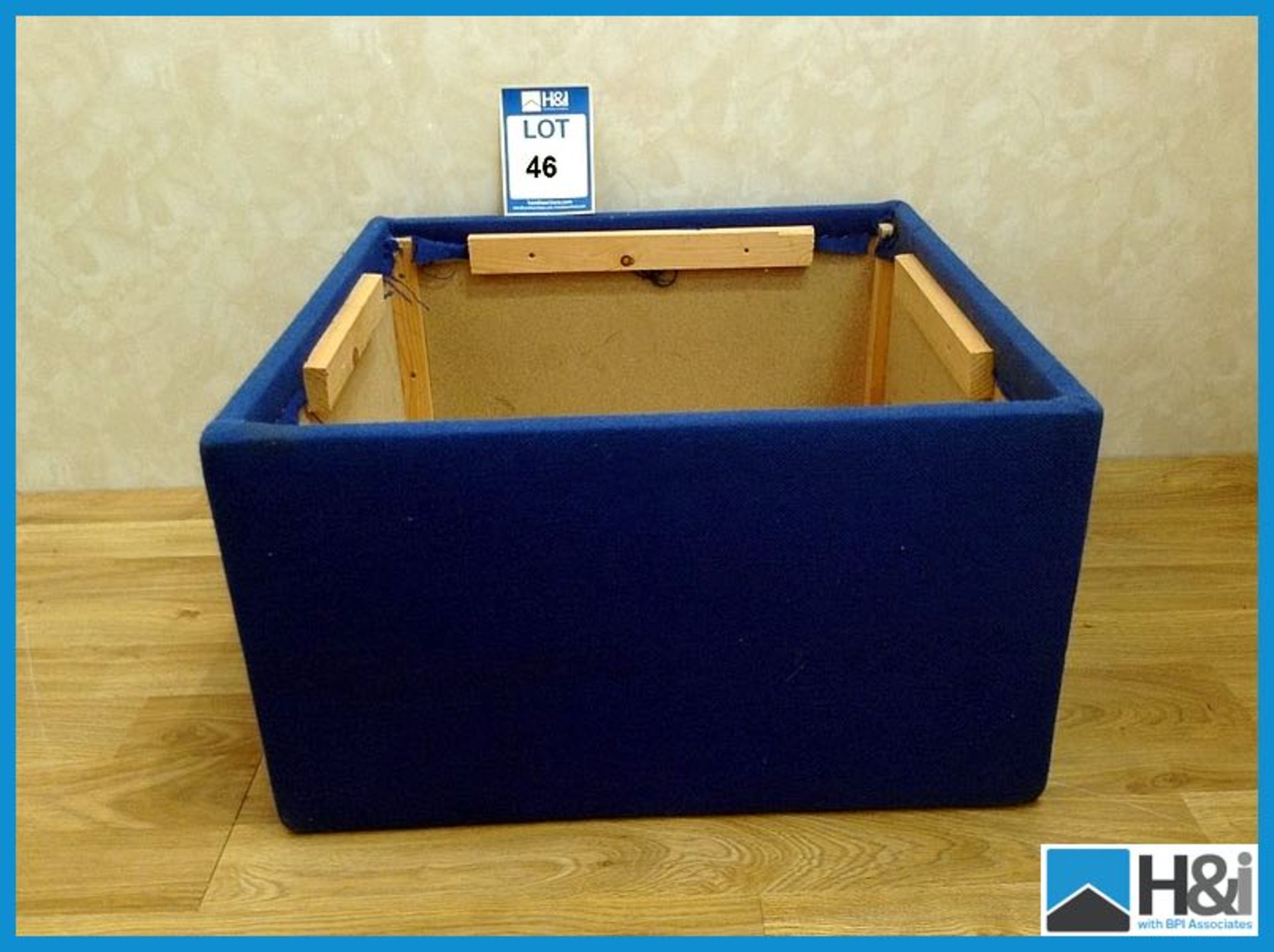 Malaga Blue planters 680cmx680x370 - L16 Appraisal: New Serial No: NA Location: Identihire, Unit