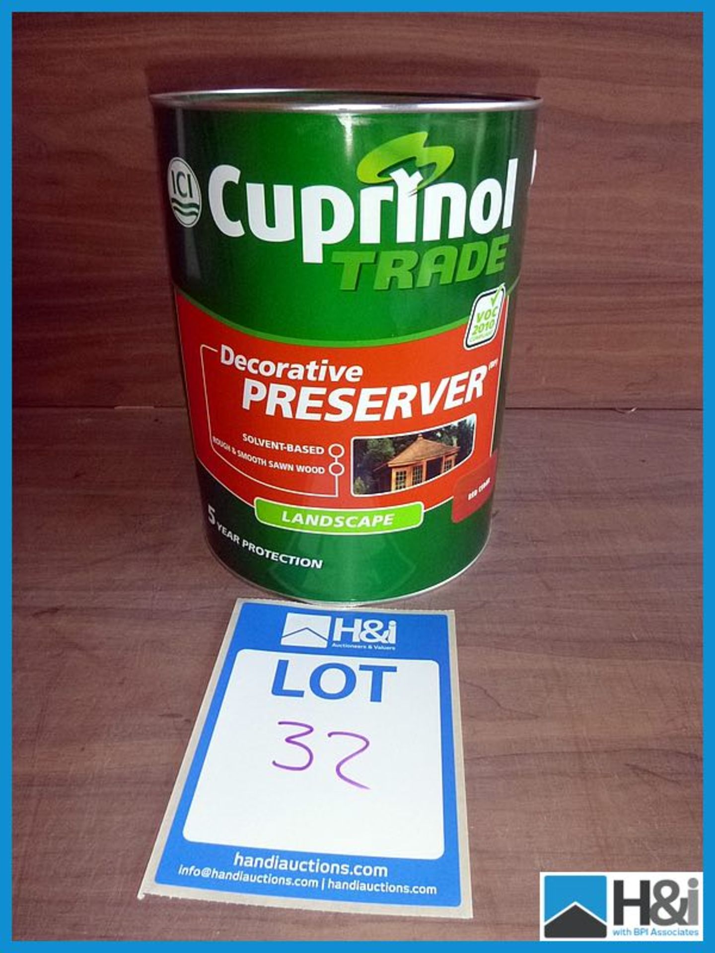 5 litres Cuprinol trade decorative wood preserver - Landscape, unused Appraisal: Good Serial No: