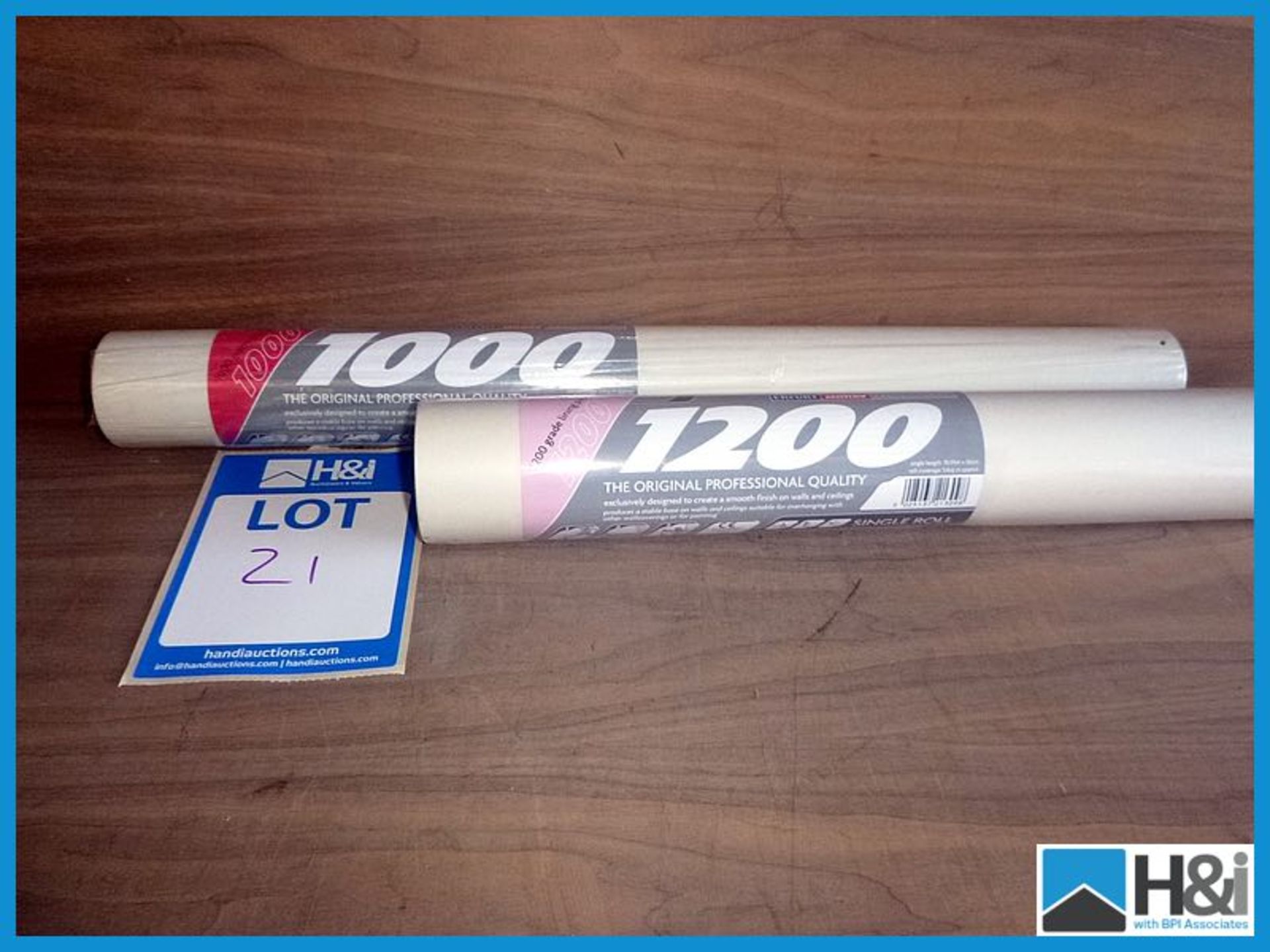 Approx 27 rolls of Erfurt proffesional 1000 and 1200 grade lining paper, unused Appraisal: Good