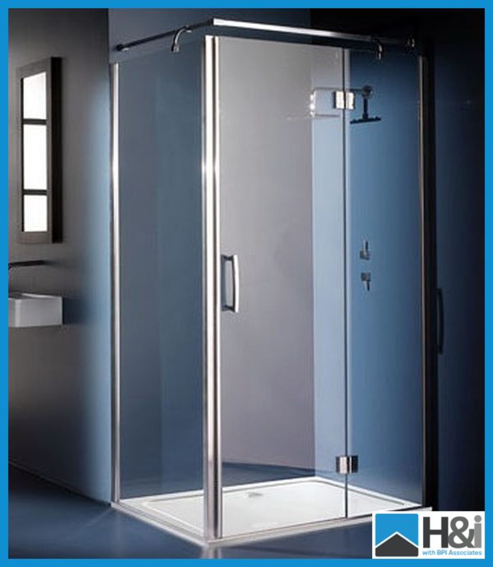 Luxury Manhattan - Minimal Hinged Door 900mm LH. 900mm x 2000mm. Hinged Door Only. Typical RRP 499