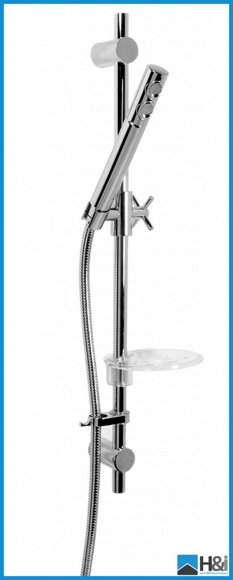 Beautiful Designer 'Deva' Compvision Combi Valve Shower Riser Kit. Includes Shower Adjuster and