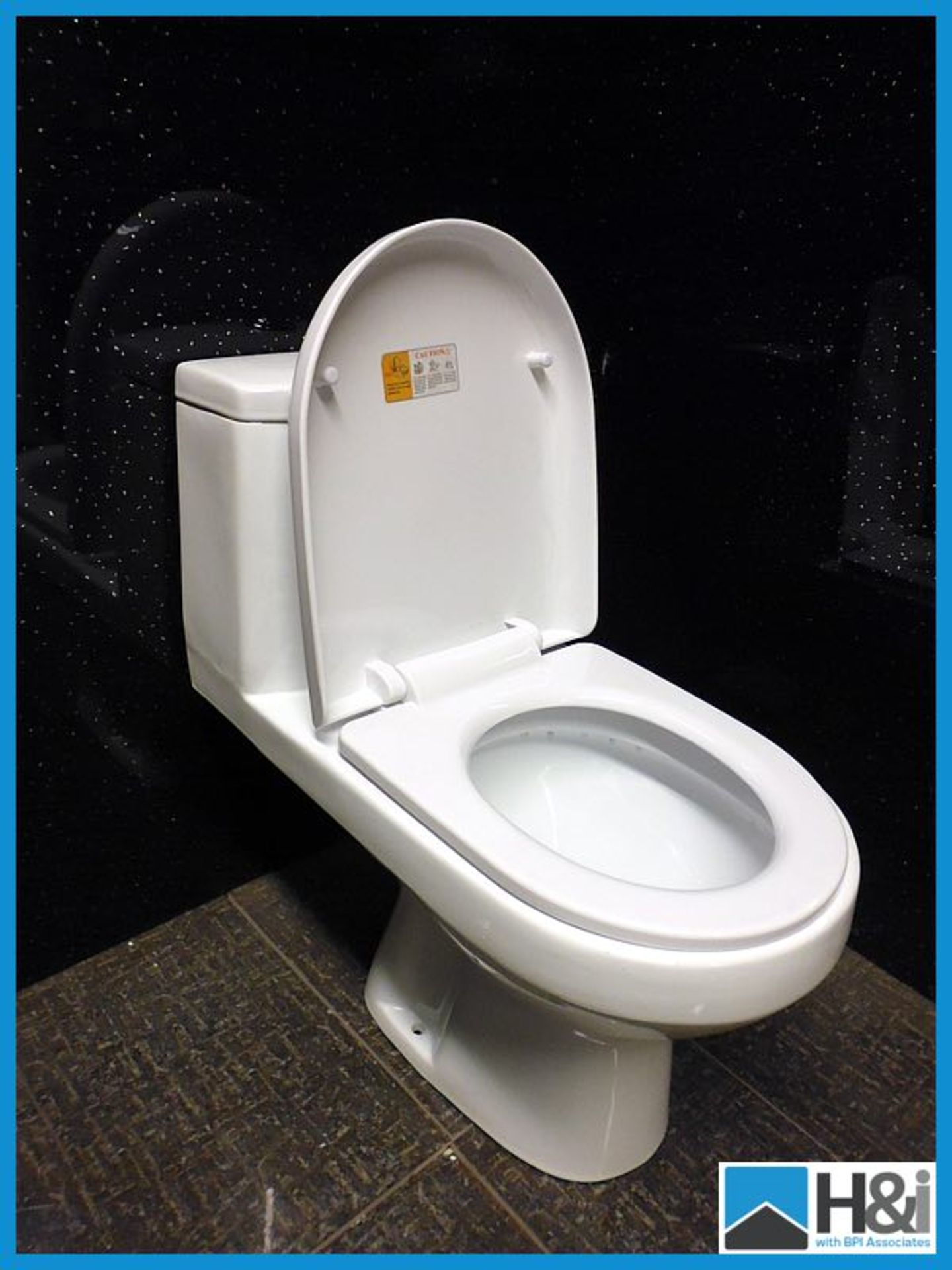 Stunning Cavalier One Piece Ceramic WC with Built in Cistern and Soft Close Seat. Typical RRP 399 - Image 2 of 2