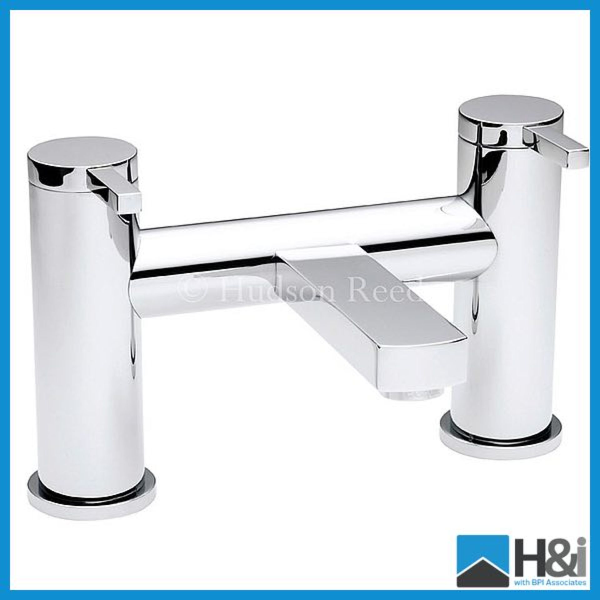 Designer Hudson Reed Relay Chrome Bath Filler. Typical RRP 299 Appraisal: Good Serial No: NA