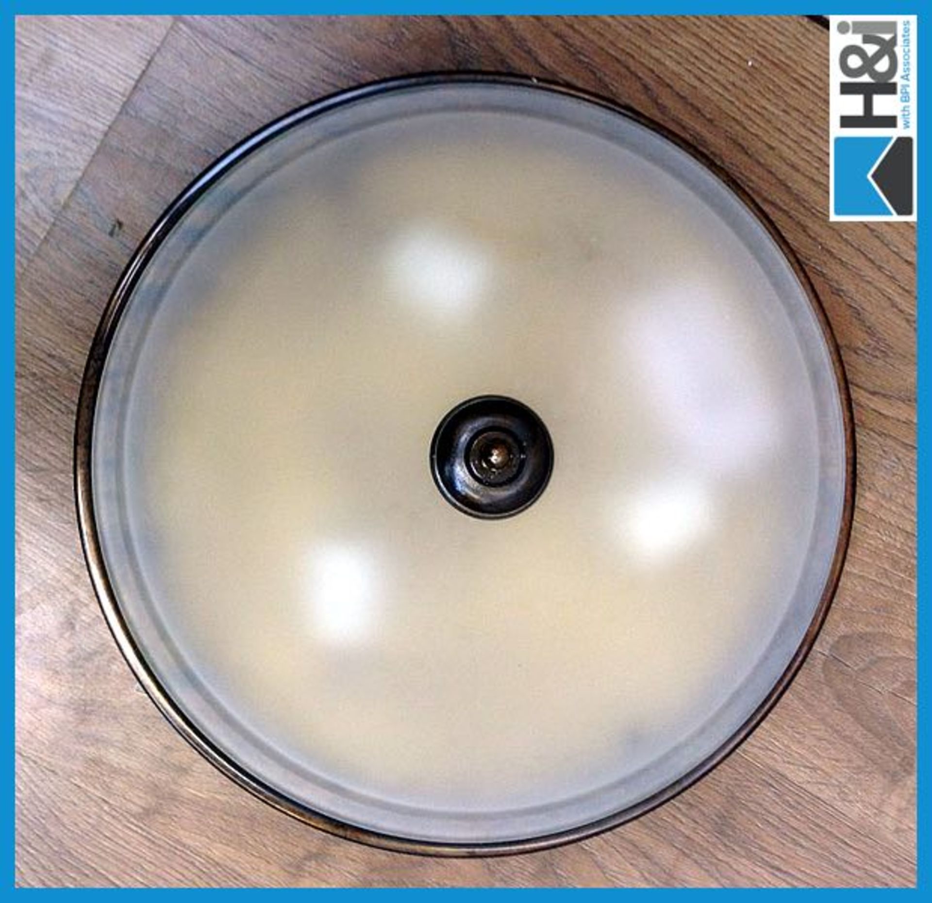 VF121  Palladio 3 light Ceiling Lamp in Old Bronze Radius 4410mm Normally 520GBP Appraisal: Good - Image 2 of 2