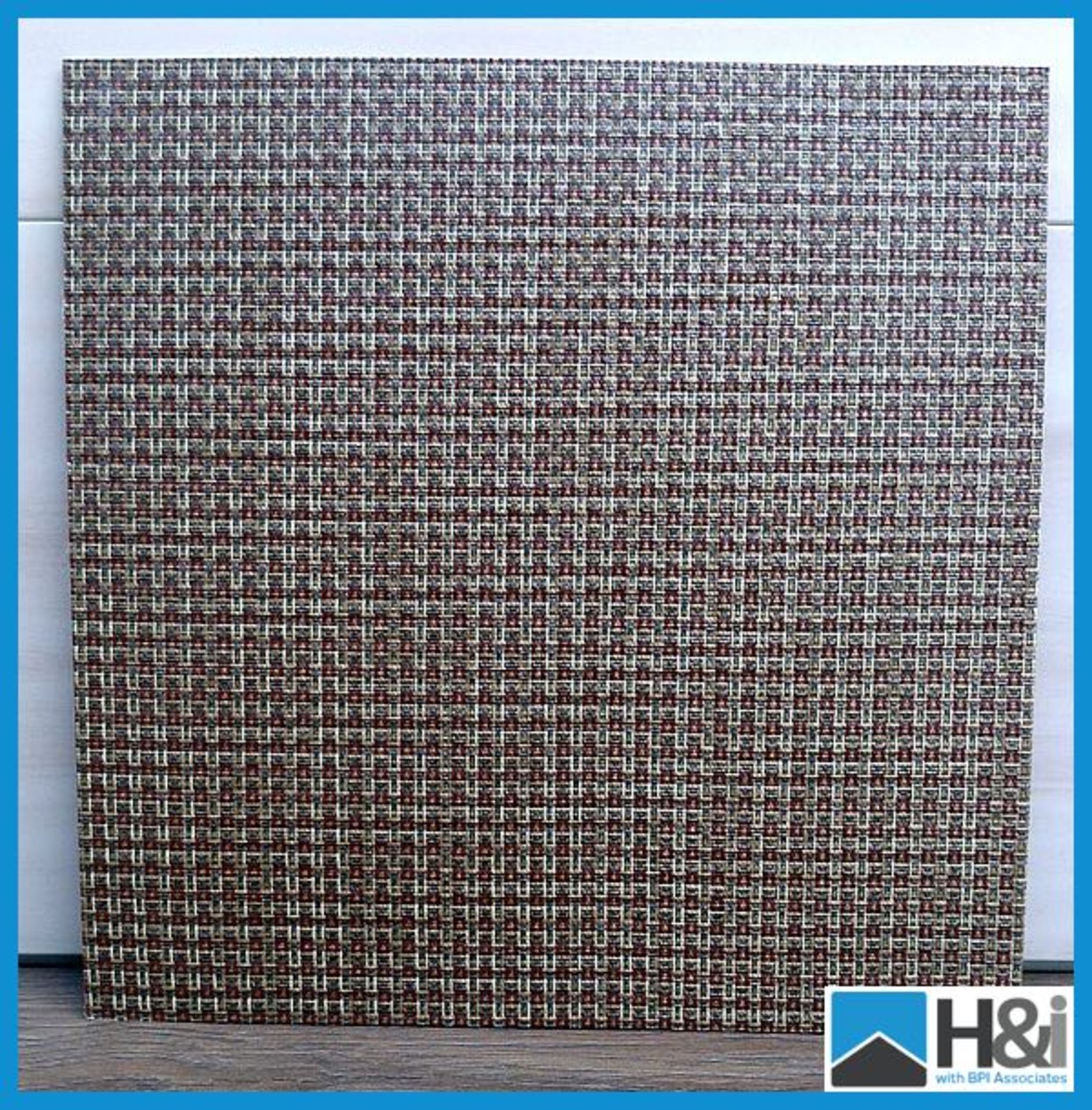 S10 Neodalle High Quality flooring. Brown & Beige & Red Woven effect floor tiles 10m2 per lot.