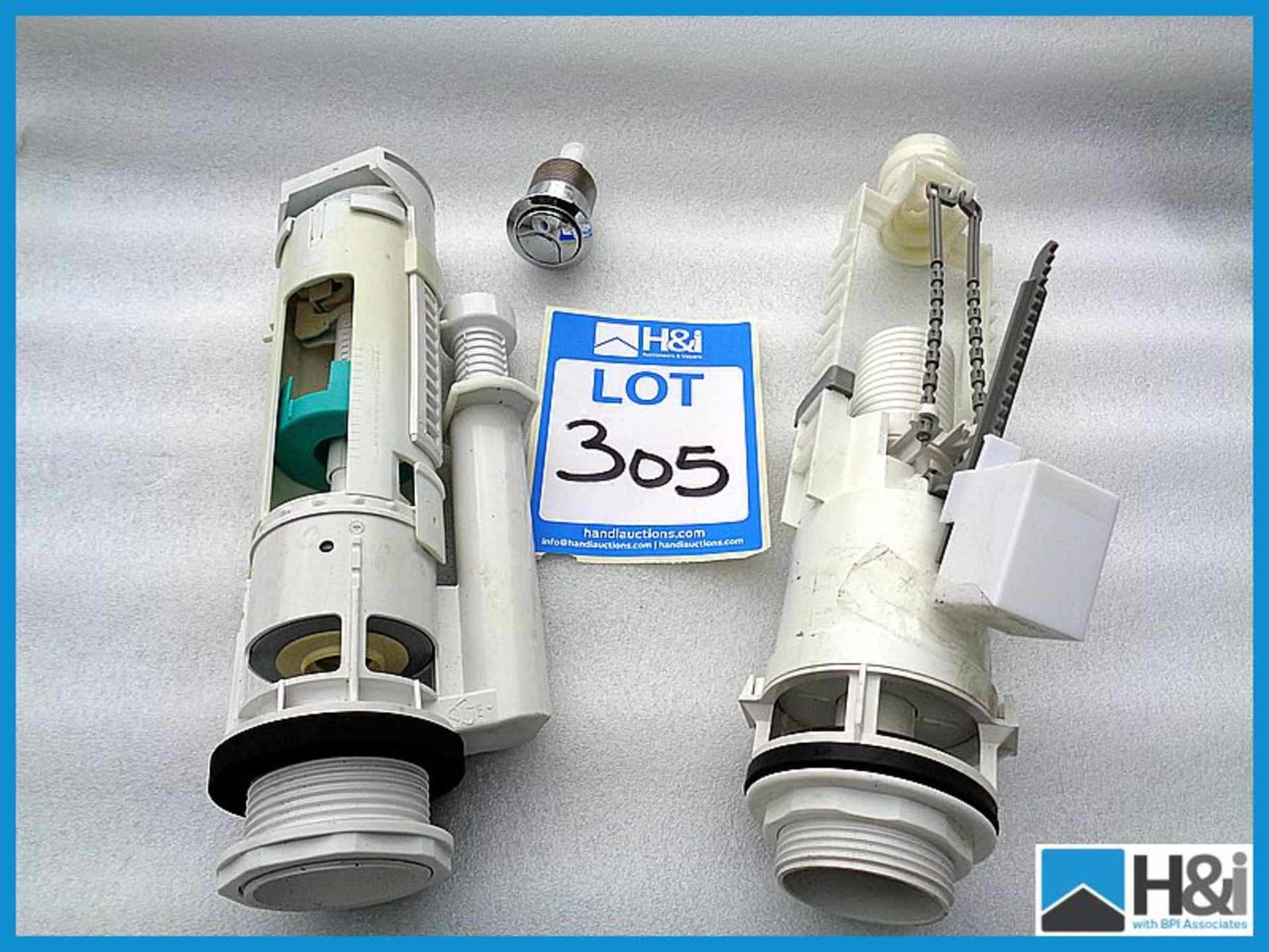 2 x drop wc syphon valves Appraisal: Good Serial No: NA Location: H&I, The Auction House,