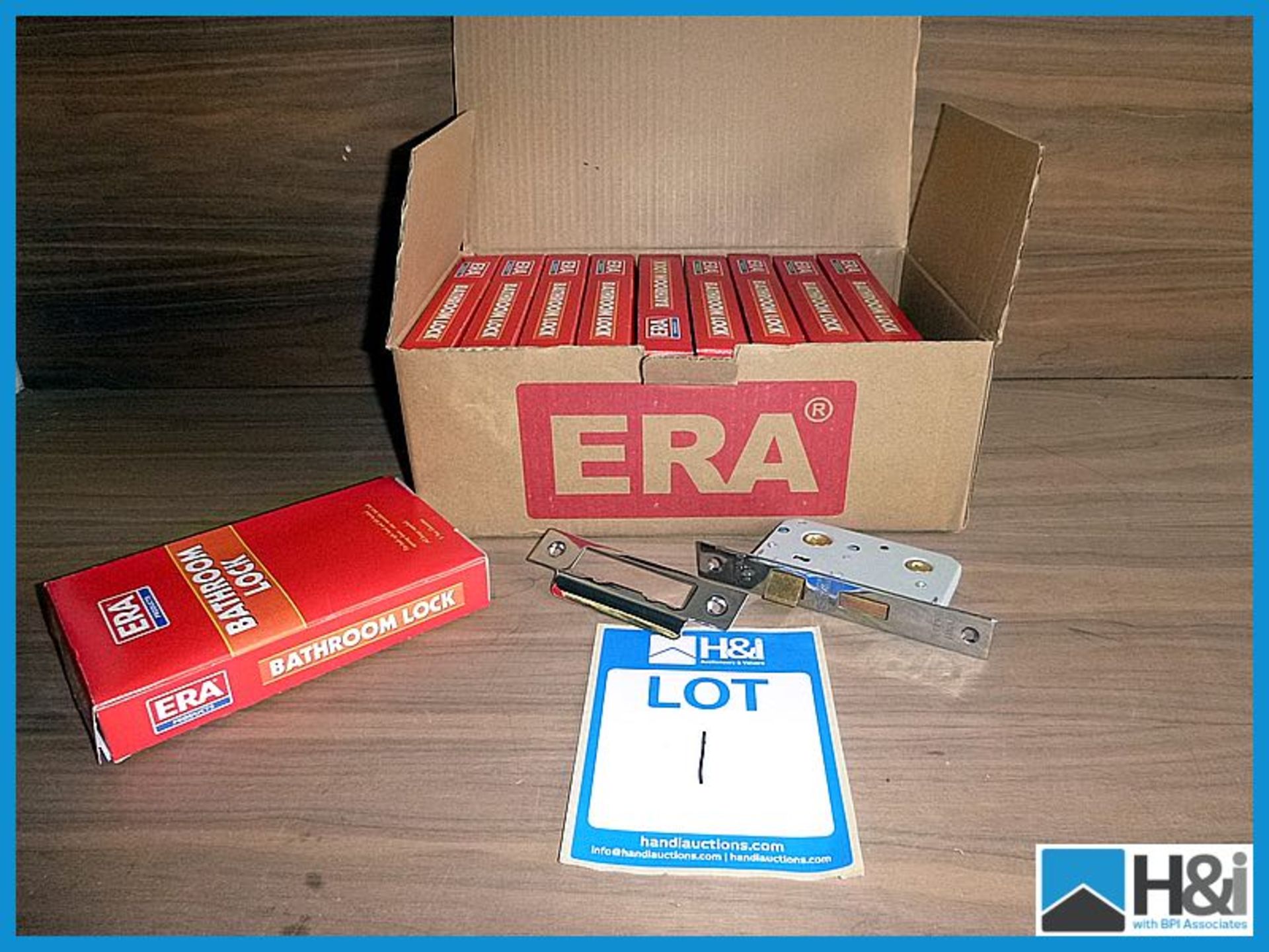 10 off - ERA 2.5in Bathroom lock, chrome, 243-61MAG, unused and boxed