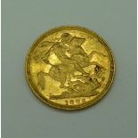 A Victorian 1889 full sovereign