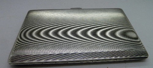 A silver cigarette case, by Mappin & Web - Image 3 of 3