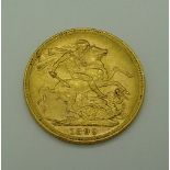 A Victorian 1899 full sovereign