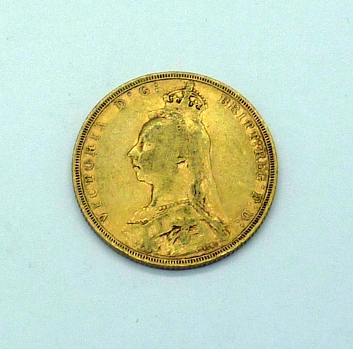 A Victorian 1891 full sovereign - Image 2 of 2
