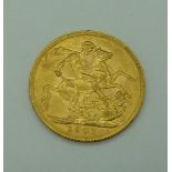 An Edward VII 1907 full sovereign