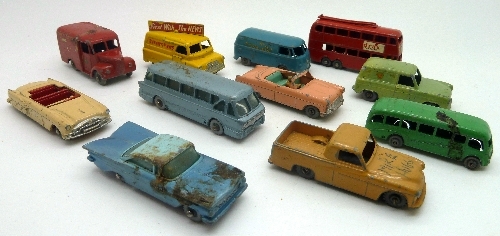 A collection of over sixty die cast model vehicles, mainly Lesney
