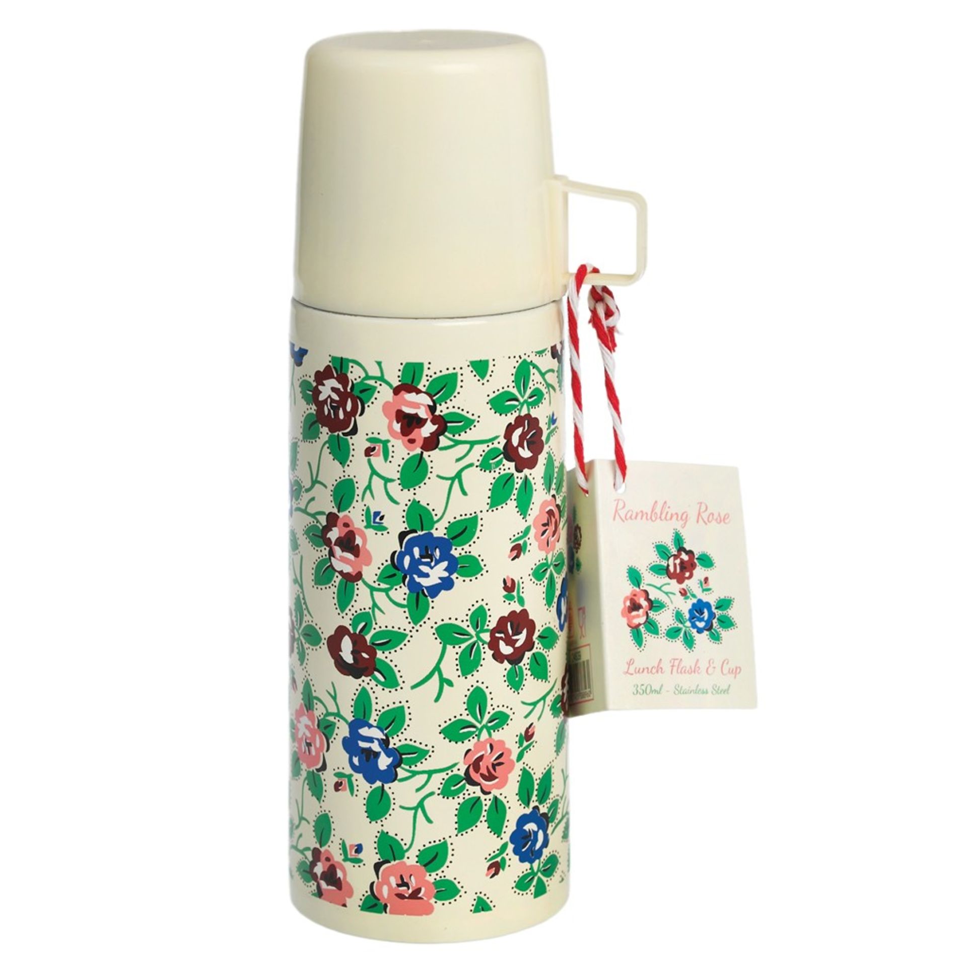 10 x Rambling Rose 350ml Thermo's Flasks - Image 2 of 2